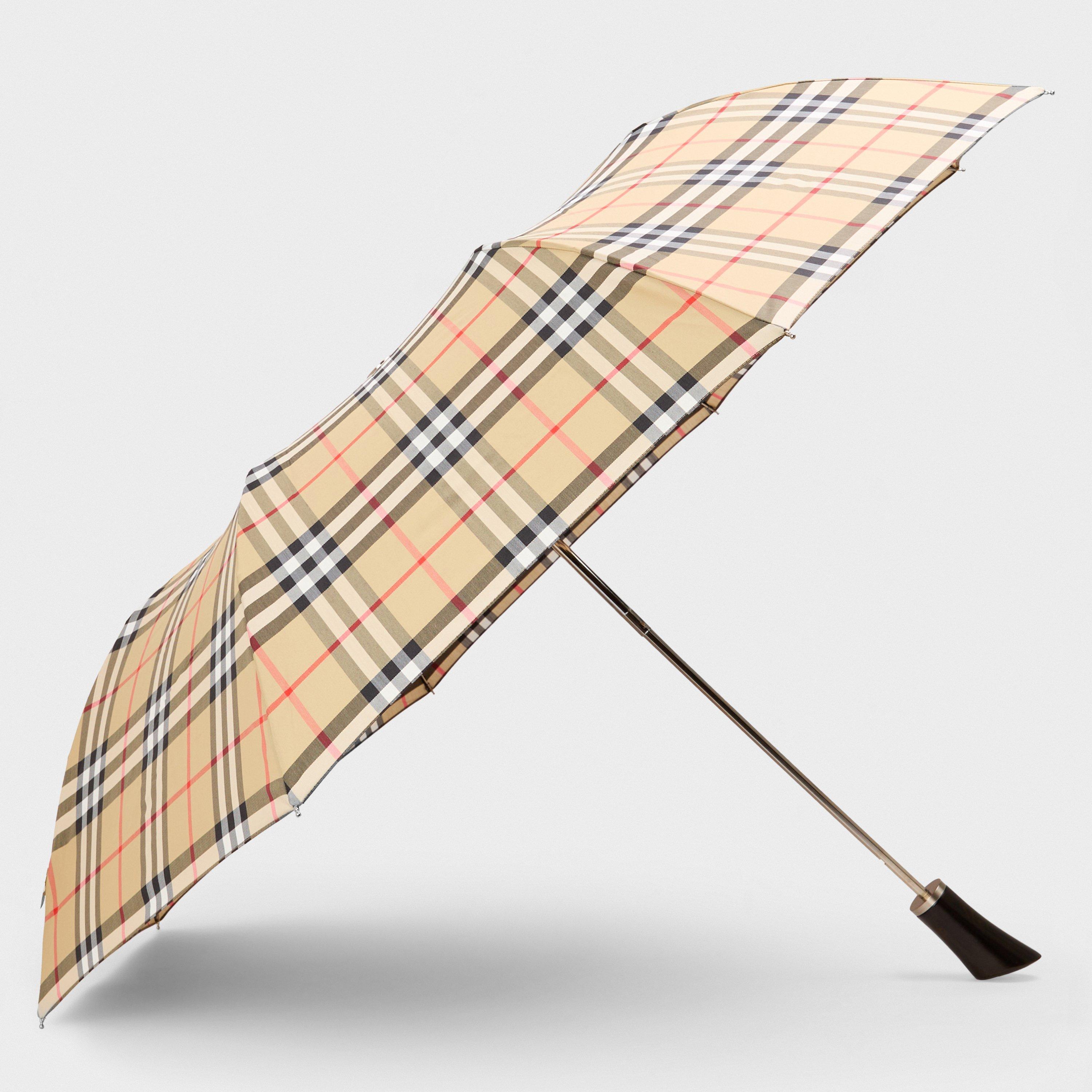 Adults' Folding Check Umbrella