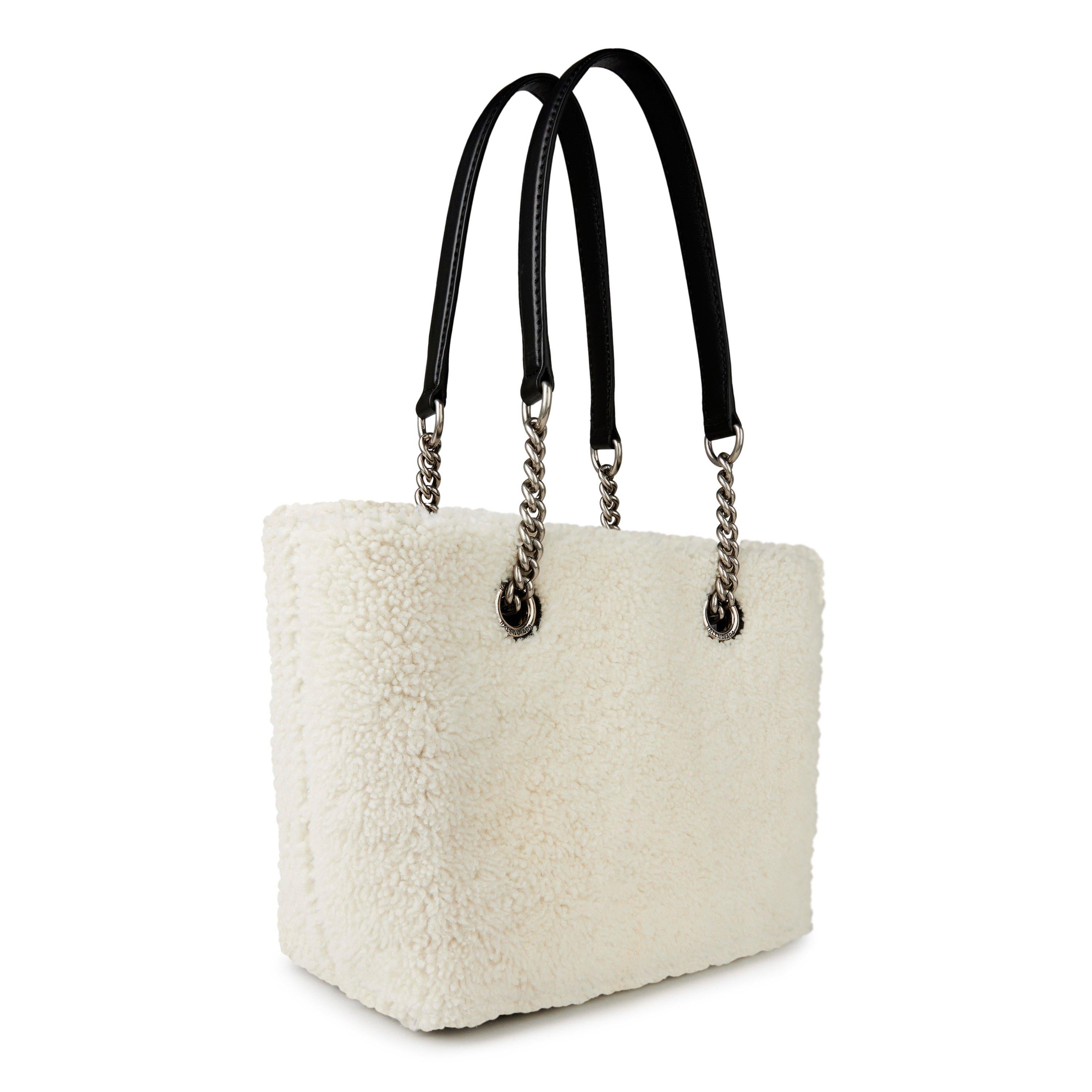 Shearling Duty-Free Tote Bag