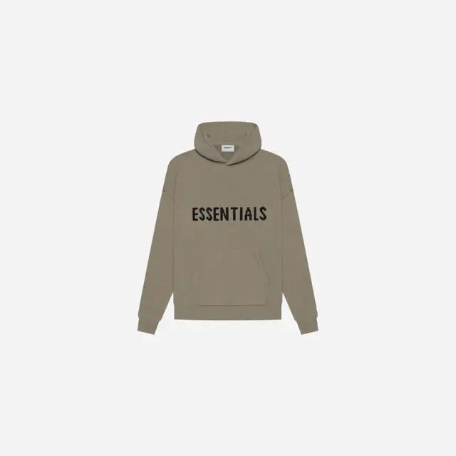 Essentials FEAR OF GOD ESSENTIALS KNIT PULLOVER HOODIE (SS21)TAUPE - Size: S Hoodies | Shop From The Mirage
