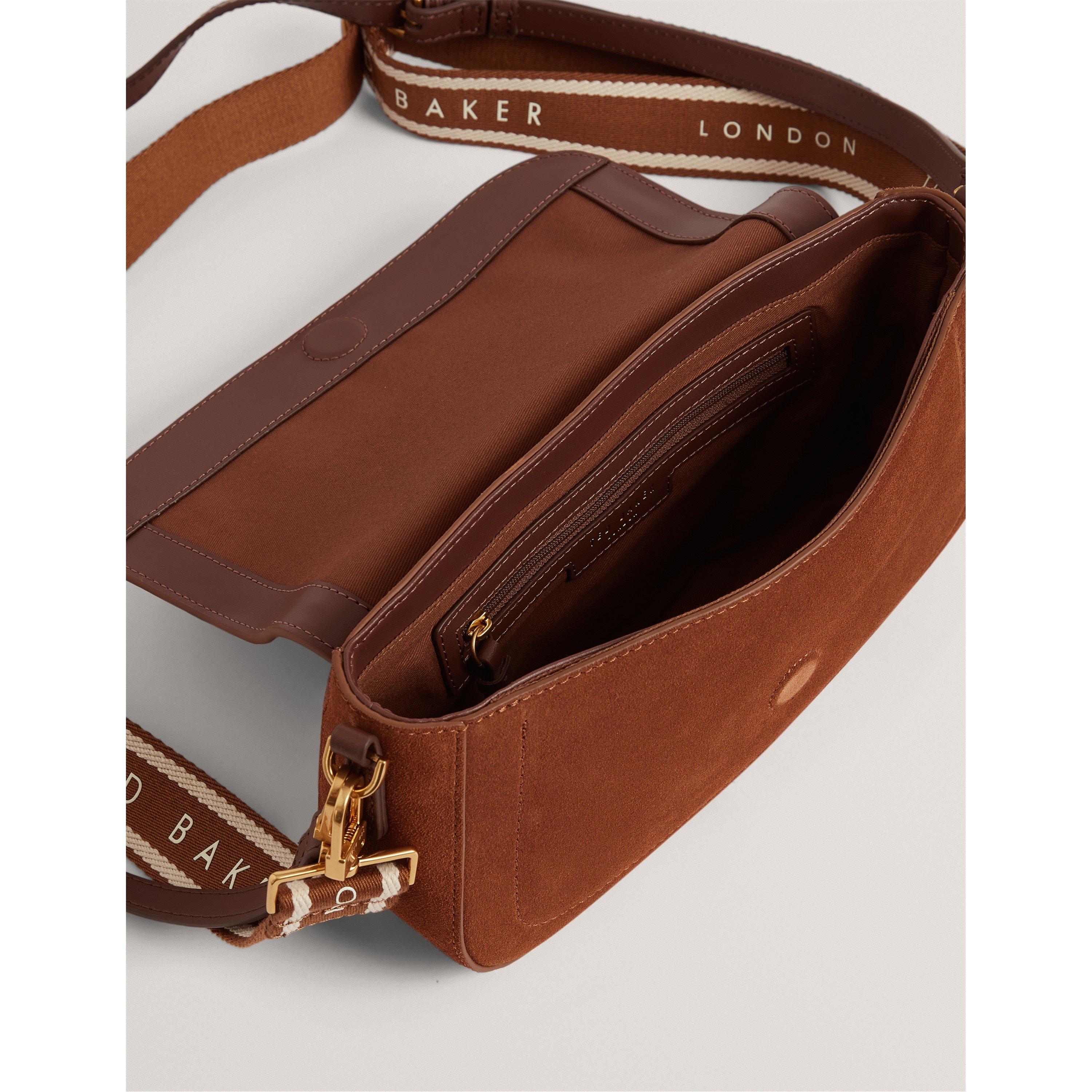 Suede Crossbody Bag