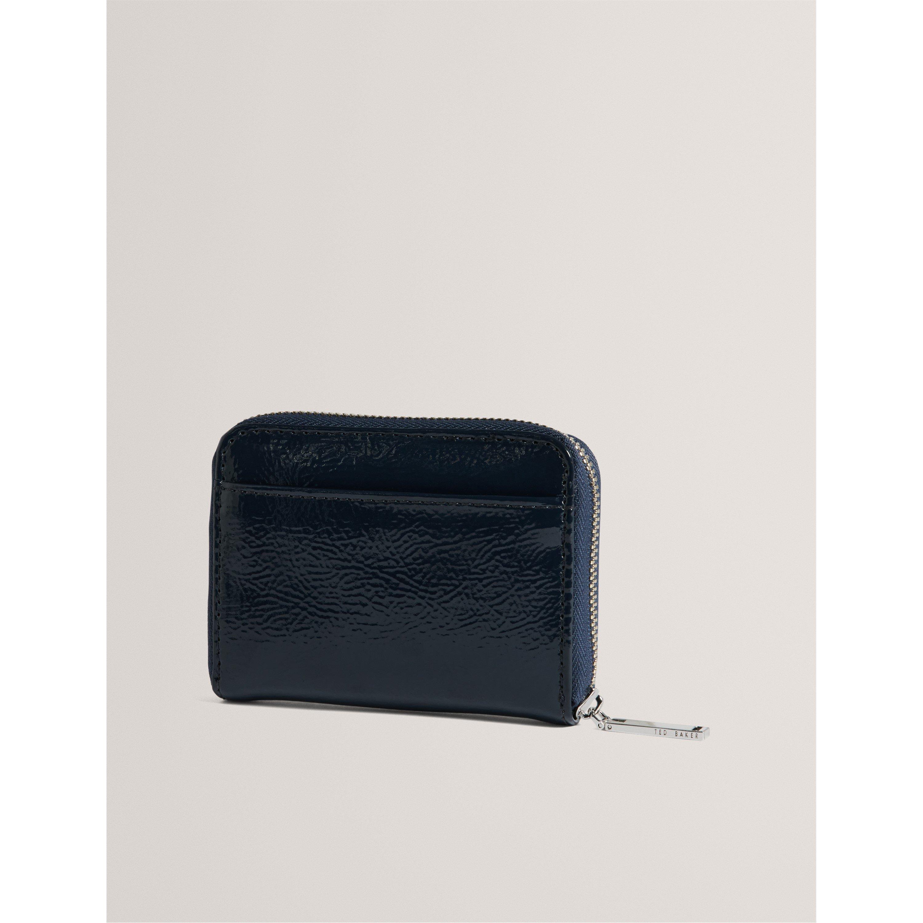 Crinkle Zip Around Purse