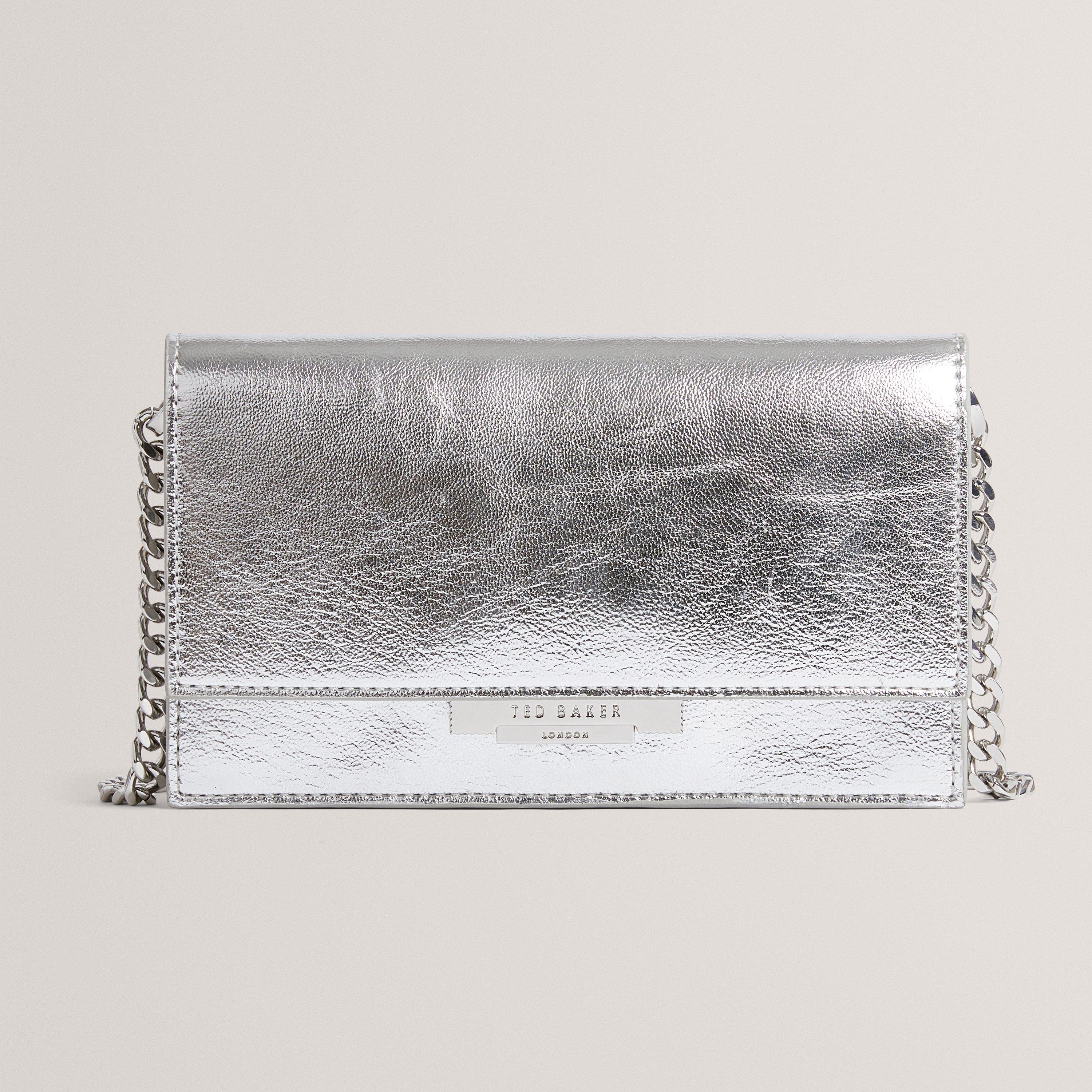Lock Detail Purse With Chain Strap