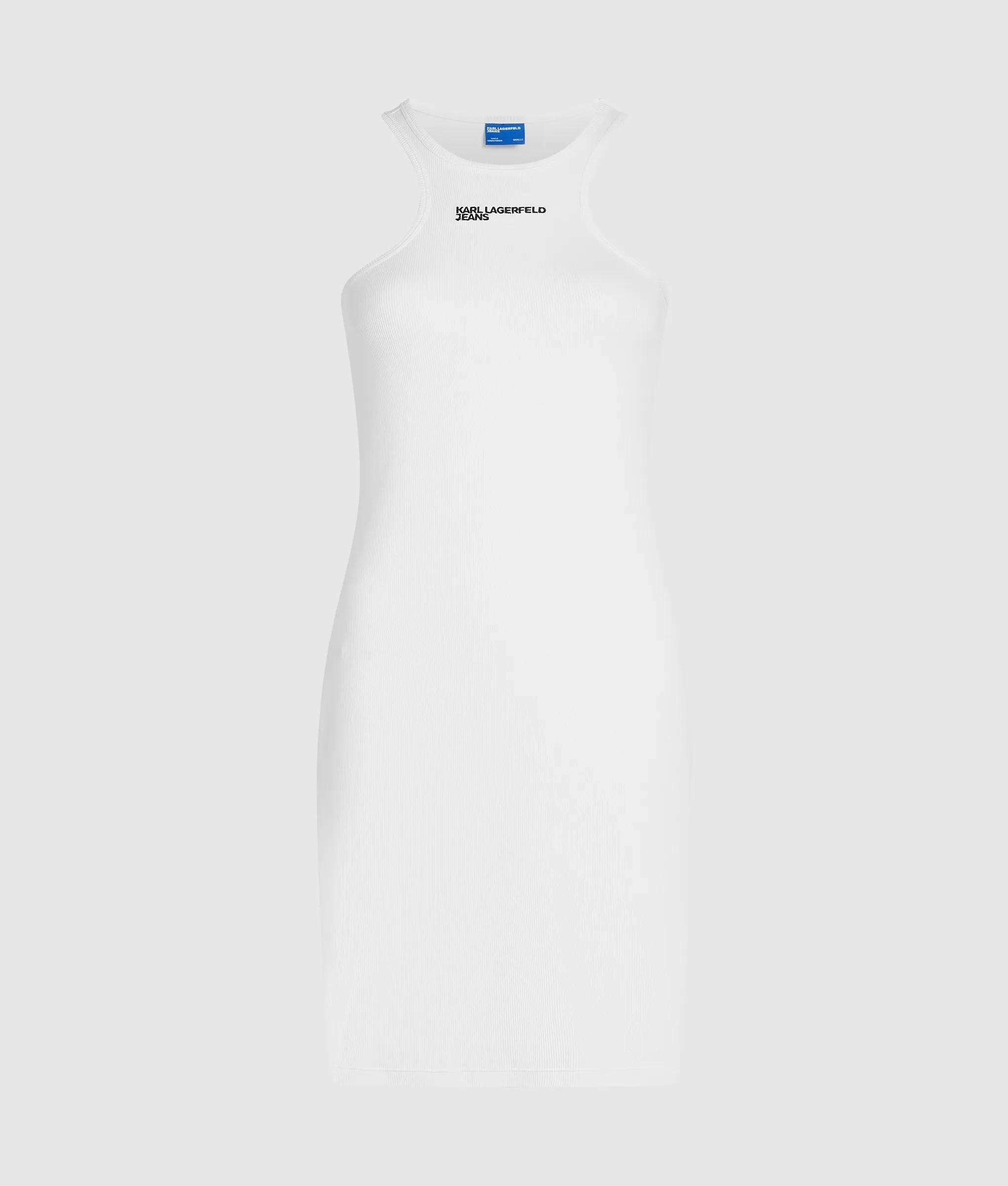 Ribbed racer dress