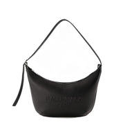 Black Leather Sling Shoulder Bag