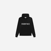 Essentials FEAR OF GOD ESSENTIALS KNIT PULLOVER HOODIE (SS21)BLACK - Size: XL Hoodies | Shop From The Mirage