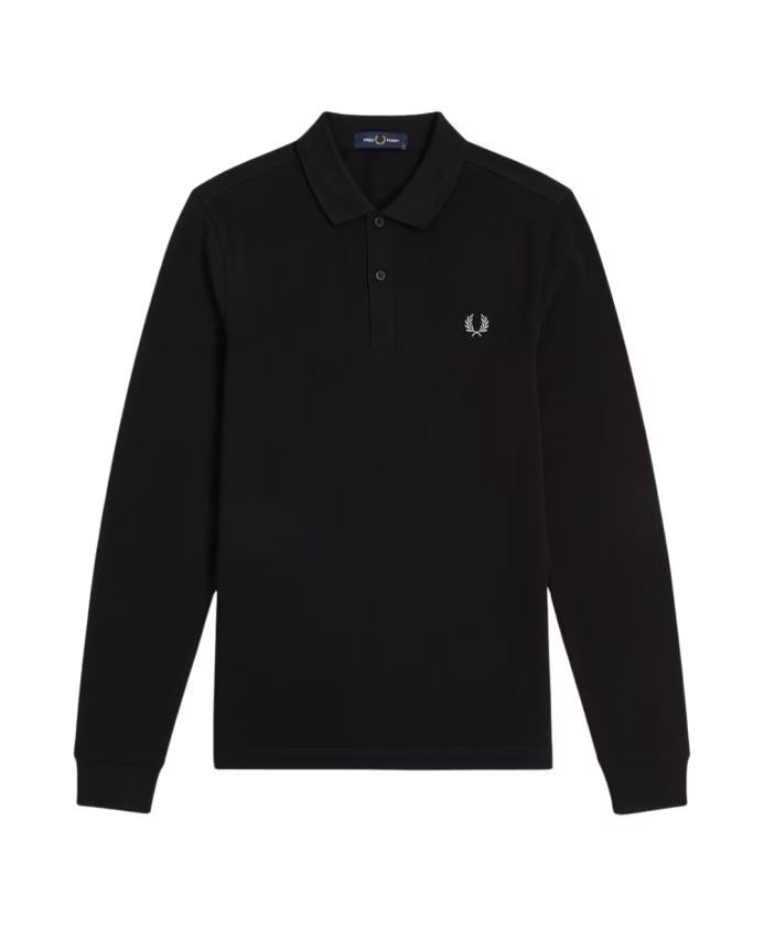 Fred Perry Long Sleeve Tennis Polo Shirt