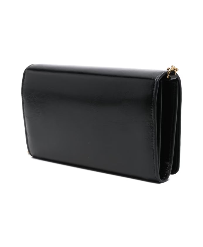 Black Chain-Link Shoulder Bag