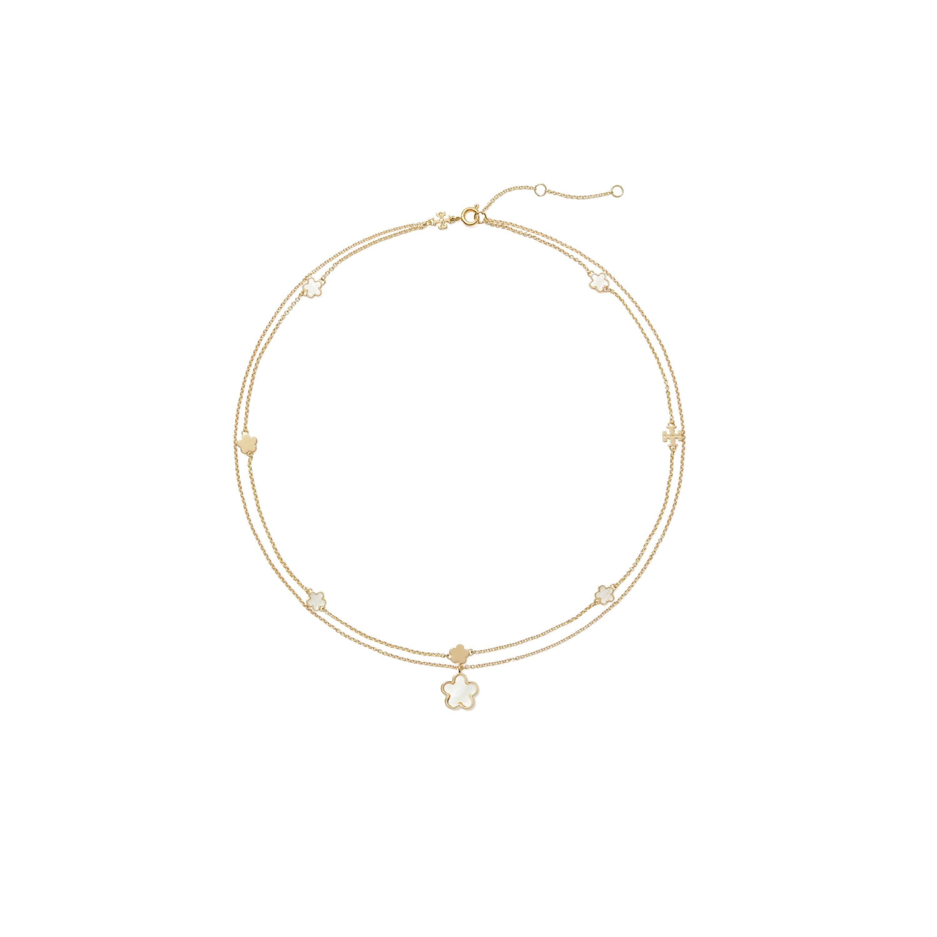 Flower Pendant Chain Necklaces