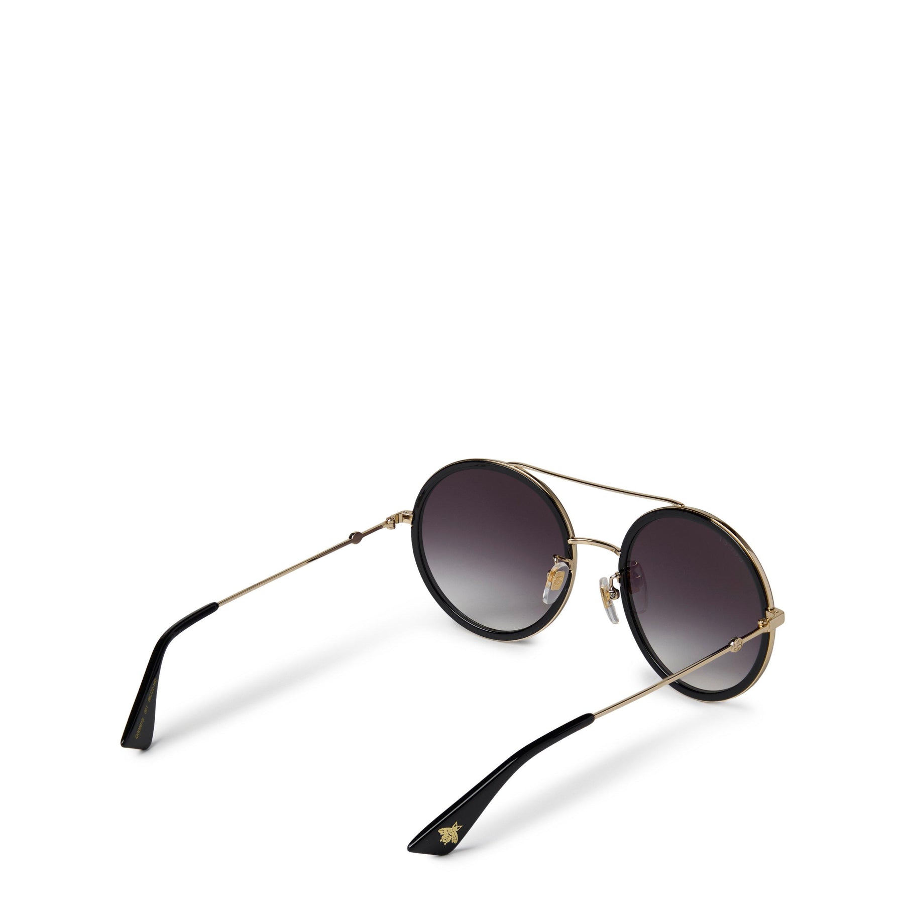 Women's Stripe Round Pilot Sunglasses