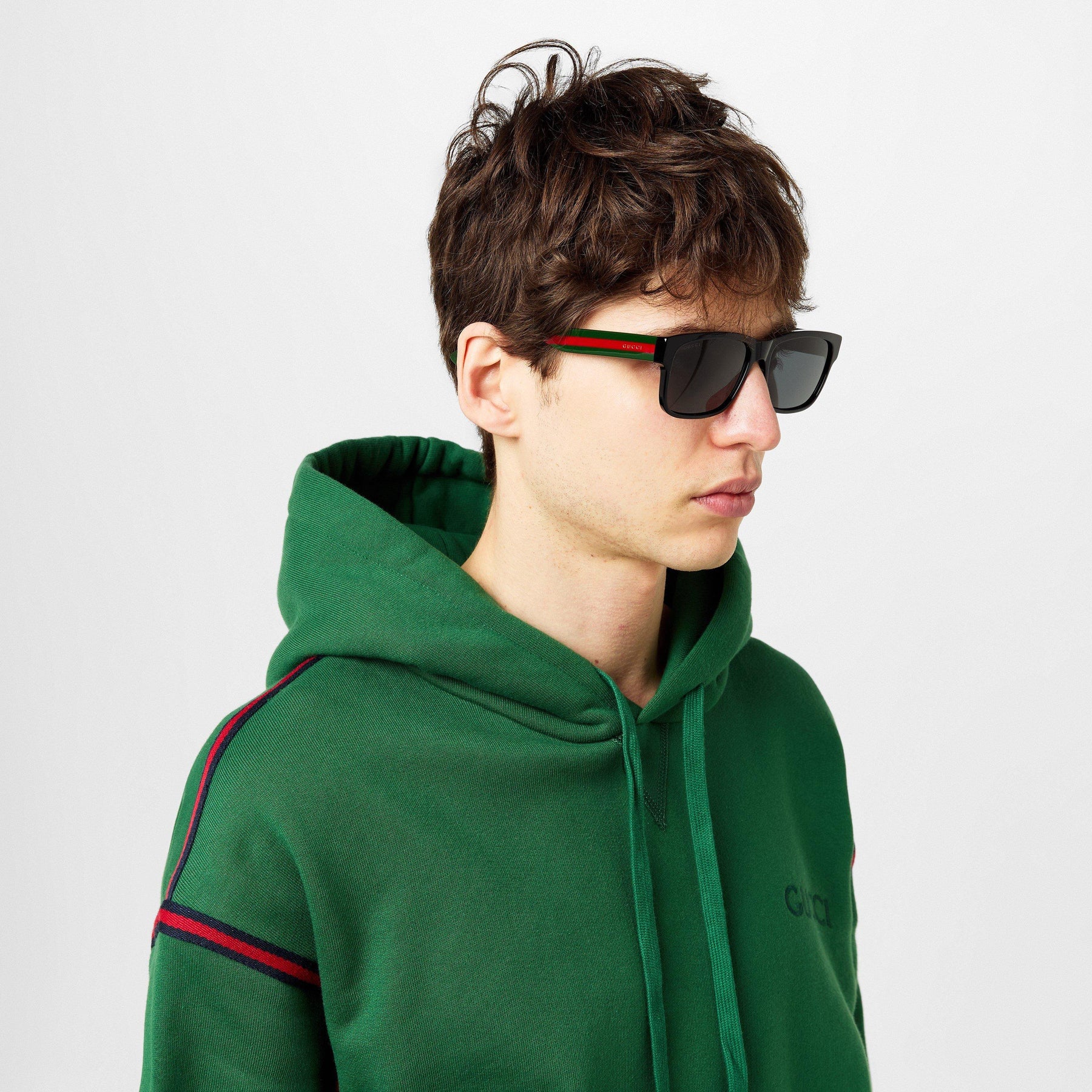 Men's Web Logo Sunglasses