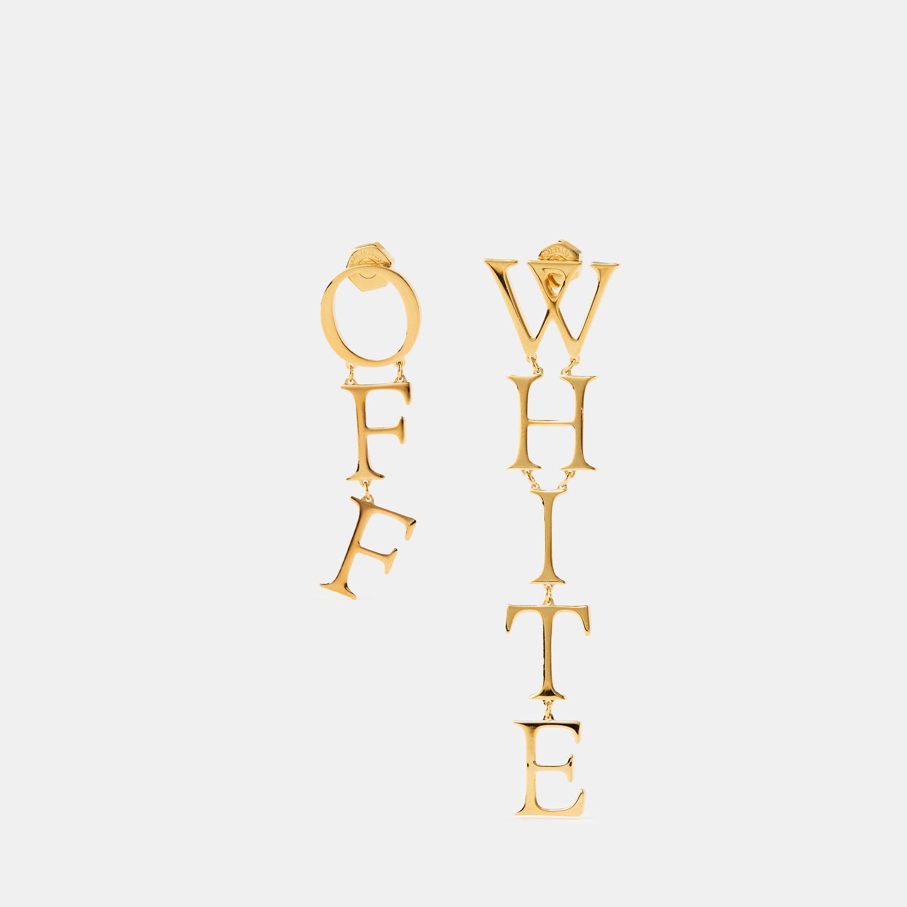Off Logo Earrings Ld99