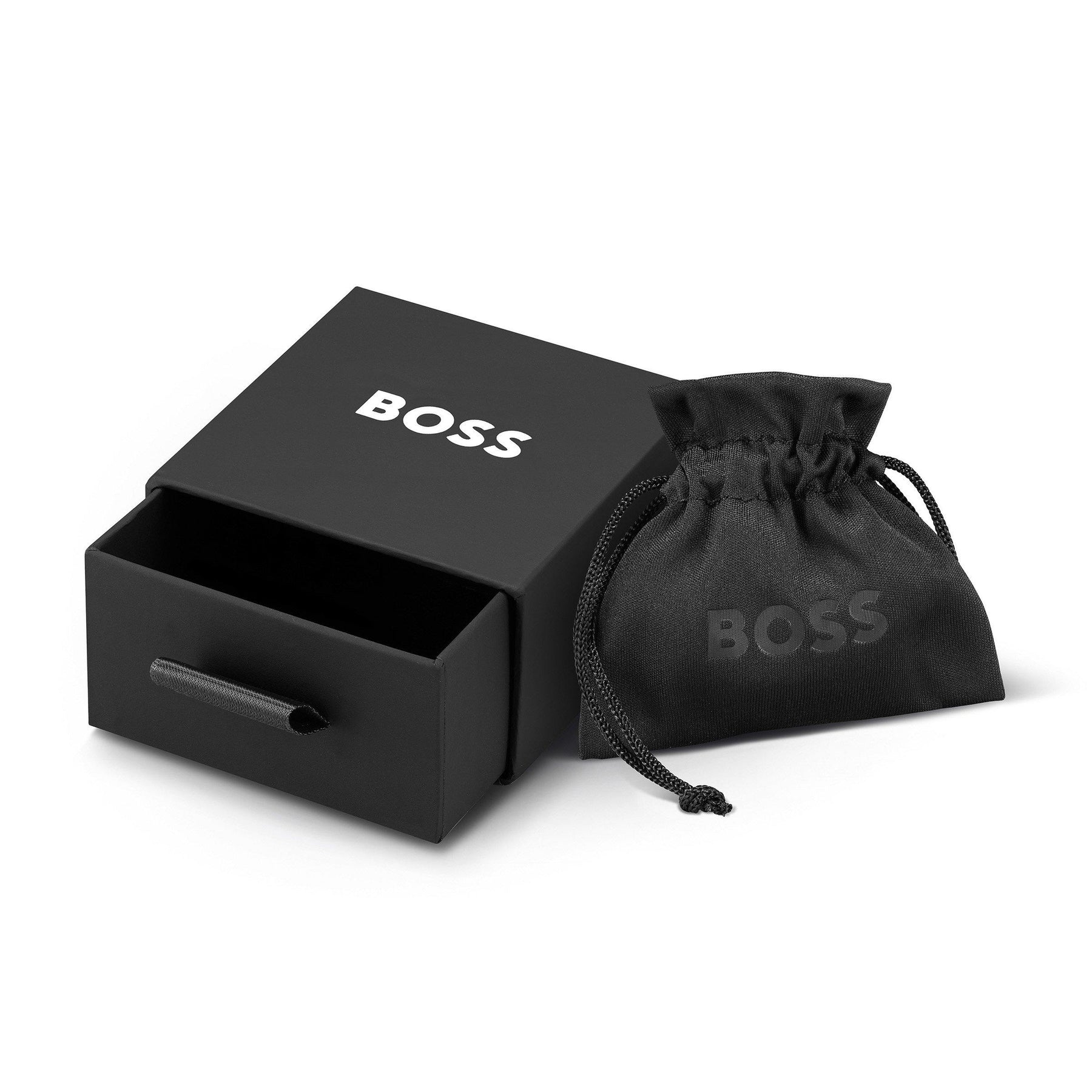 Ladies BOSS Honey Love Gold IP Earrings