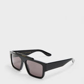 Logo Print Rectangle-Frame Sunglasses