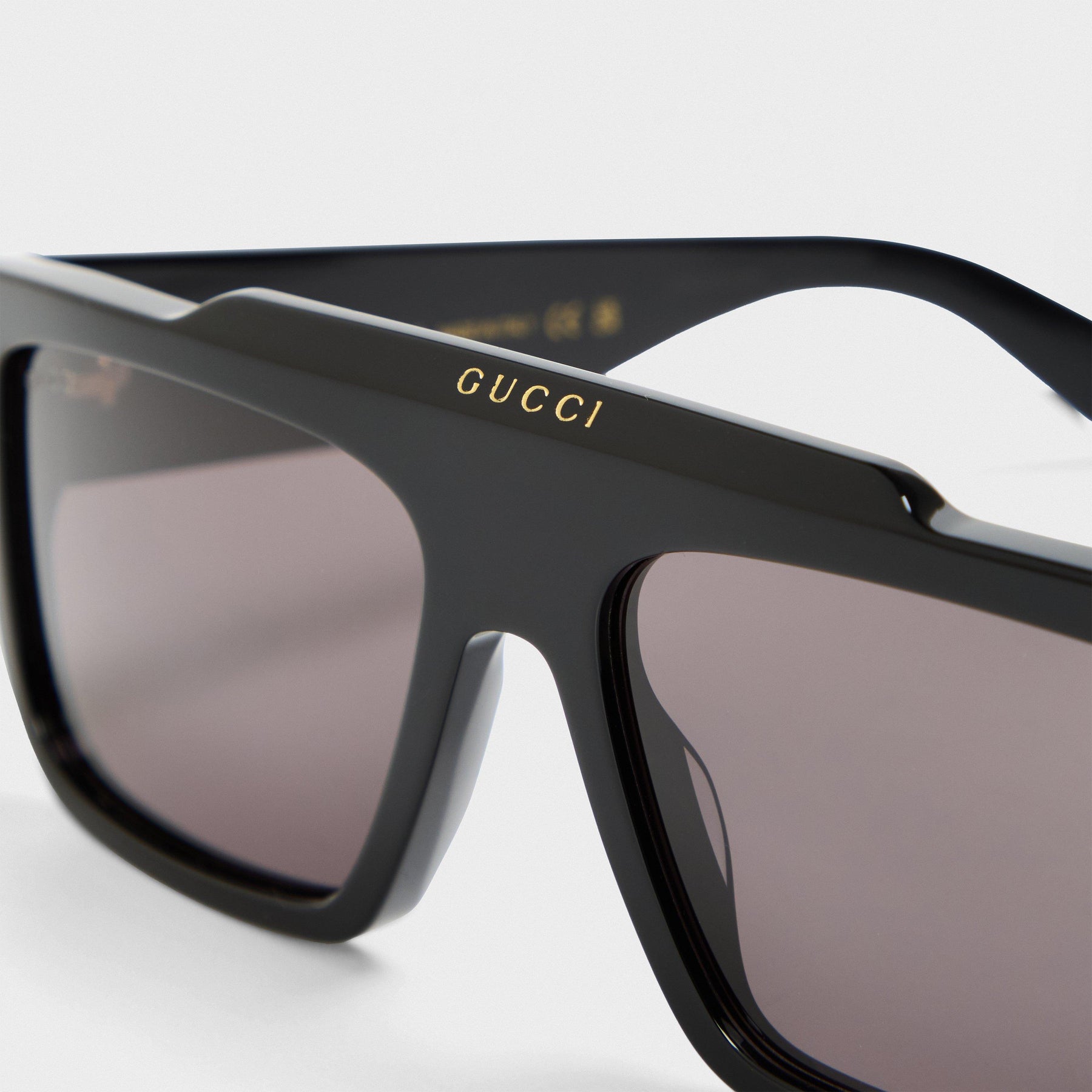 Logo Print Rectangle-Frame Sunglasses