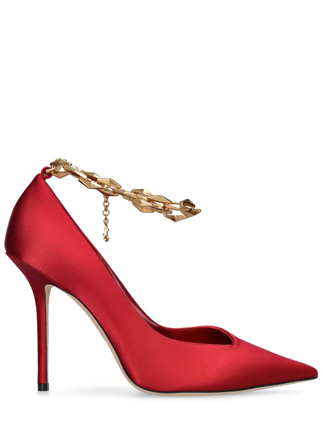 Jimmy Choo Jimmy Choo LVR Exclusive 100mm Diamond satin pumps - Size: UK 7 Heels | Shop From The Mirage