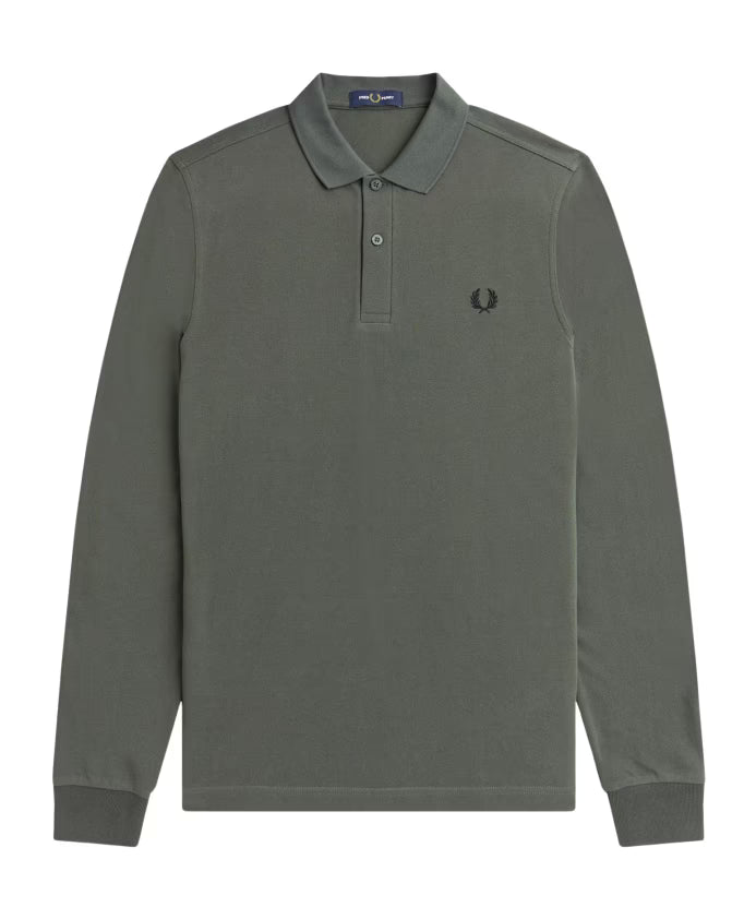 Fred Perry Long Sleeve Tennis Polo Shirt