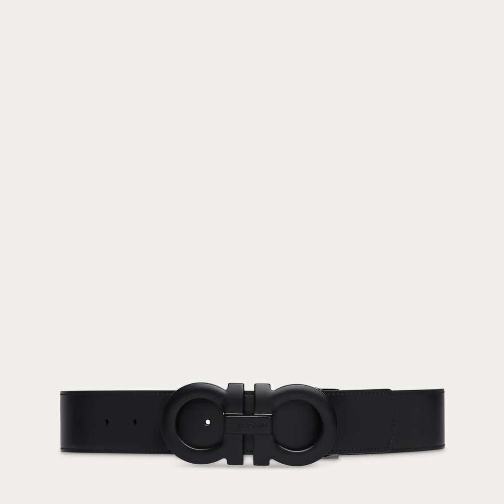 Ferragamo Reversible and adjustable Gancini belt - Belts | Shop From The Mirage