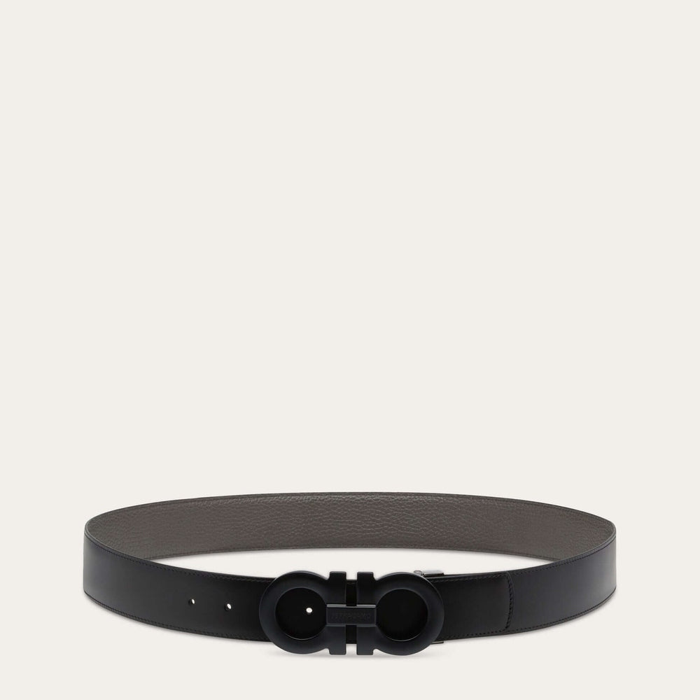 Ferragamo Reversible and adjustable Gancini belt - Belts | Shop From The Mirage