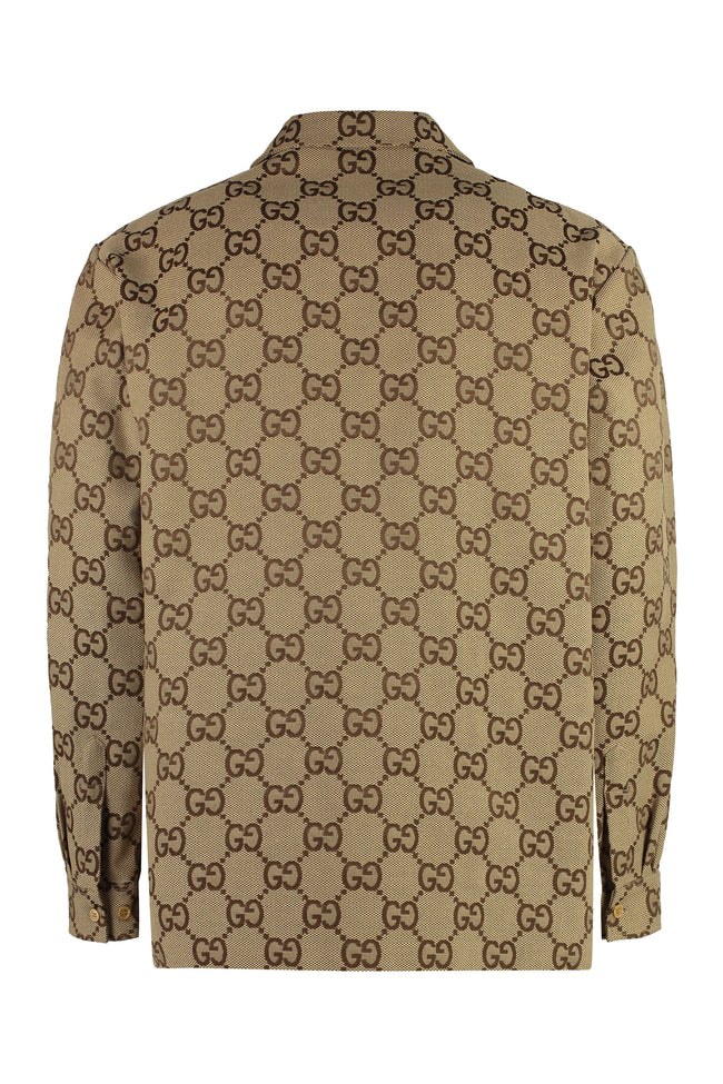 Maxi GG canvas overshirt