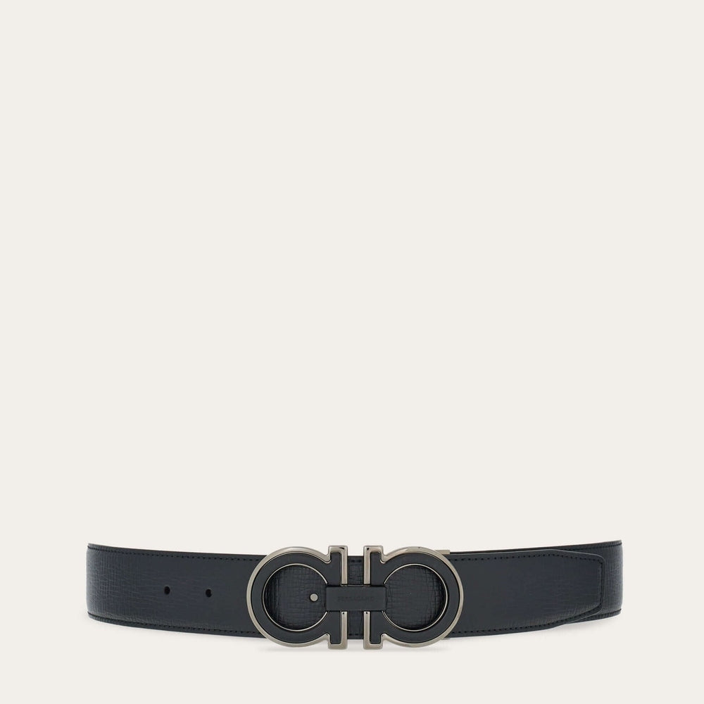 Ferragamo Reversible and adjustable Gancini belt - Belts | Shop From The Mirage