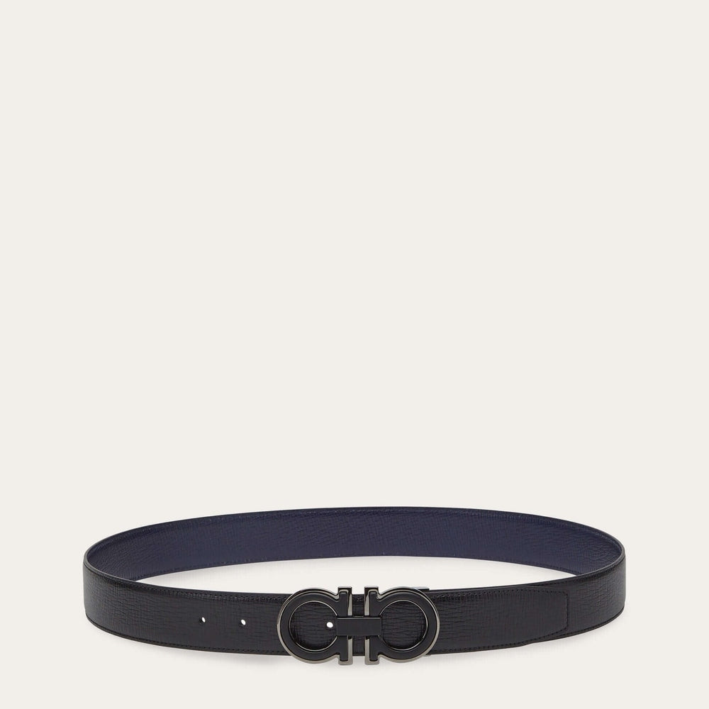 Ferragamo Reversible and adjustable Gancini belt - Belts | Shop From The Mirage