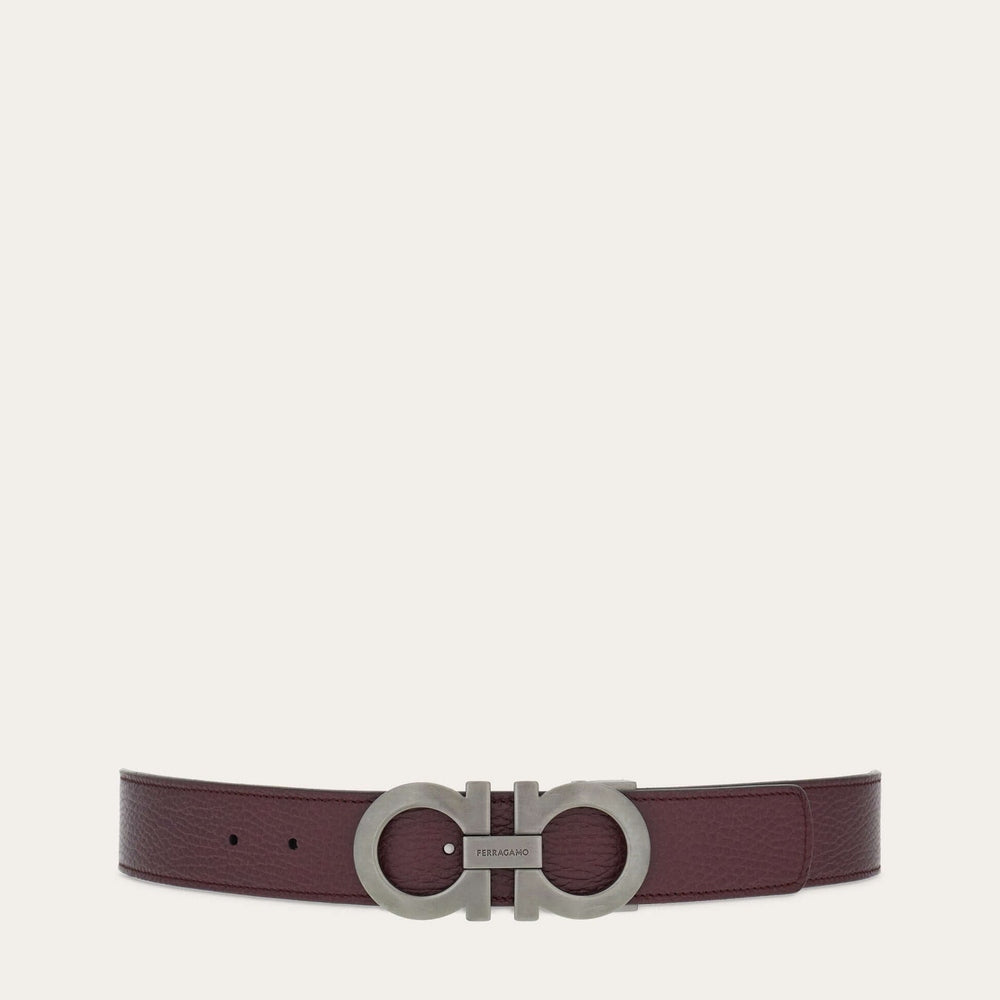 Ferragamo Reversible and adjustable Gancini belt - Belts | Shop From The Mirage