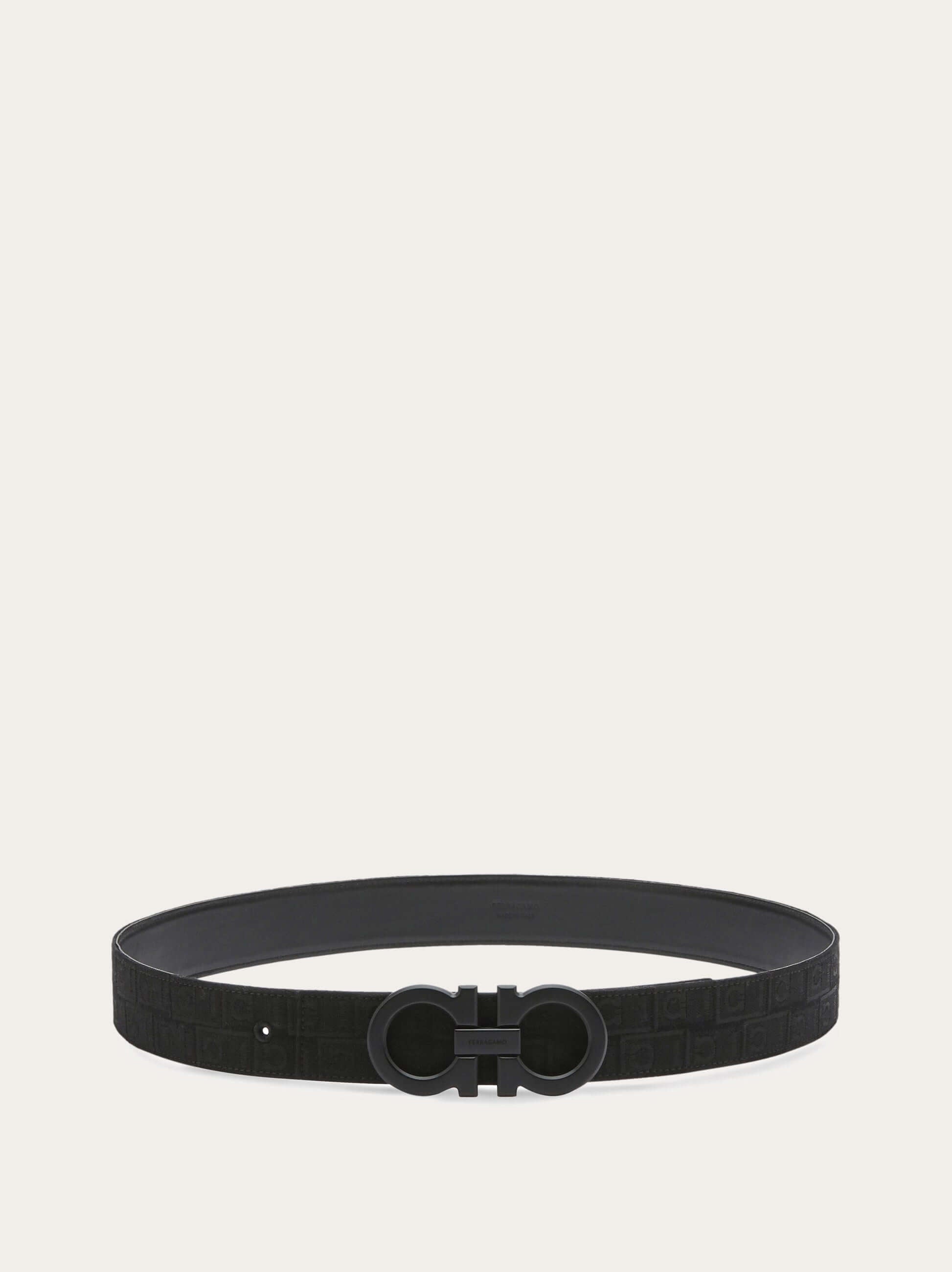 Ferragamo Fixed reversible Gancini belt - Belts | Shop From The Mirage