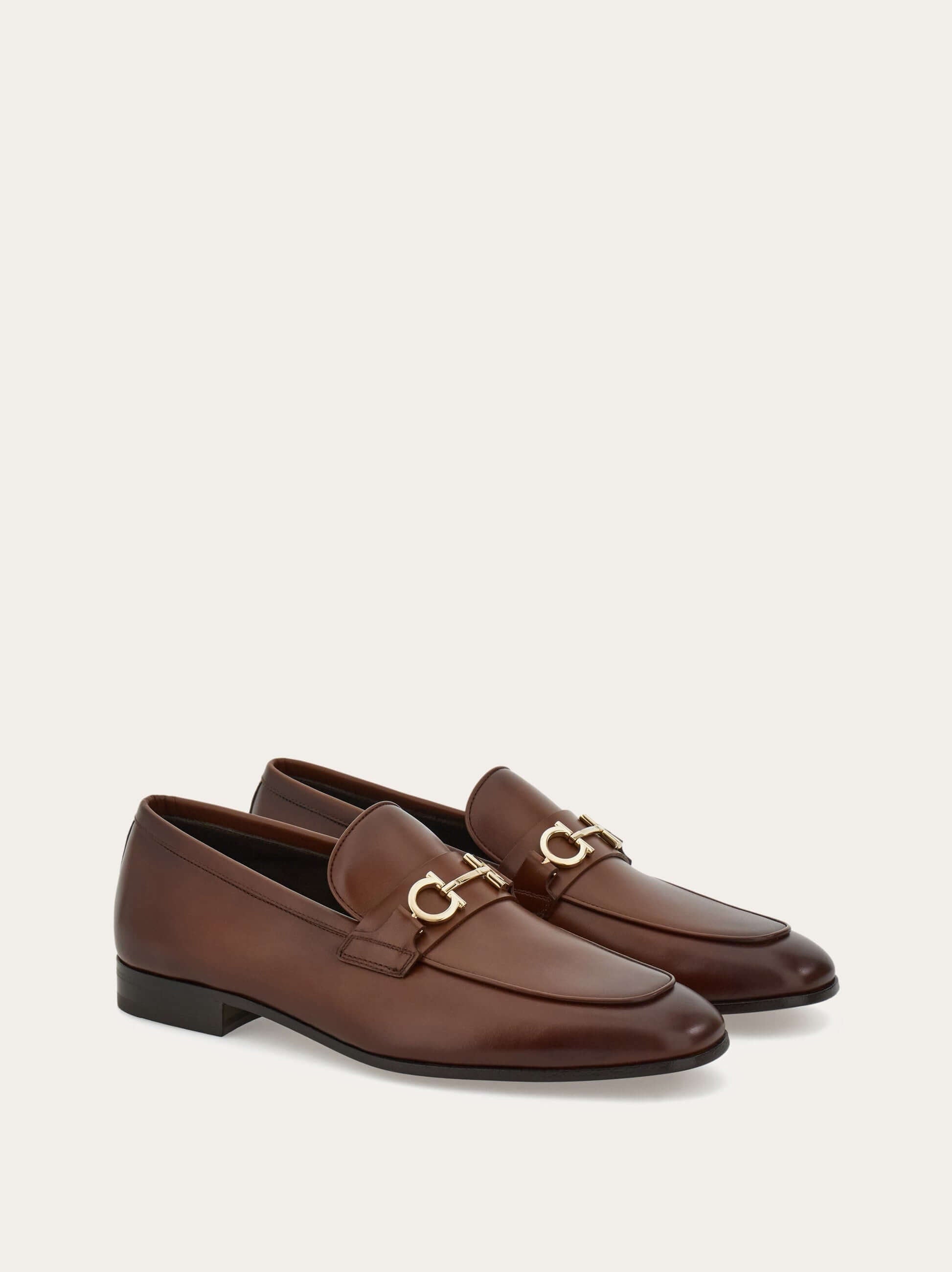 Ferragamo Moccasin with Gancini ornament - Loafers | Shop From The Mirage