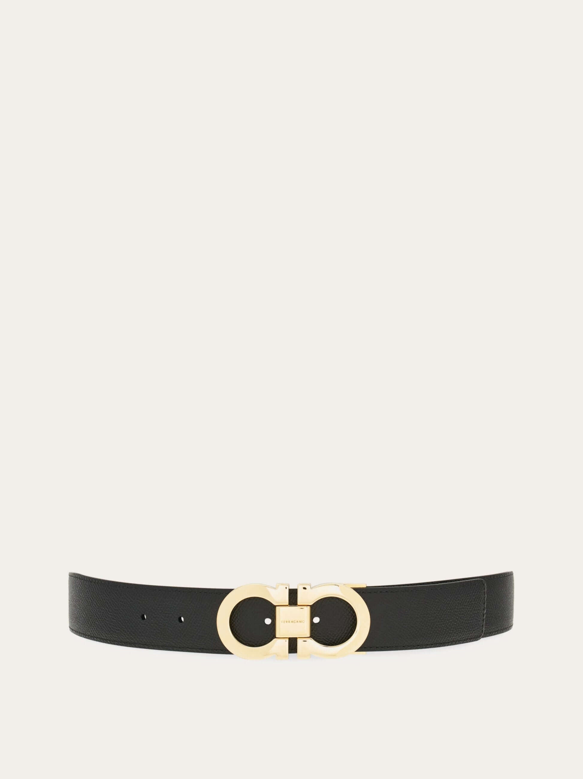 Ferragamo Reversible and adjustable Gancini belt - Belts | Shop From The Mirage