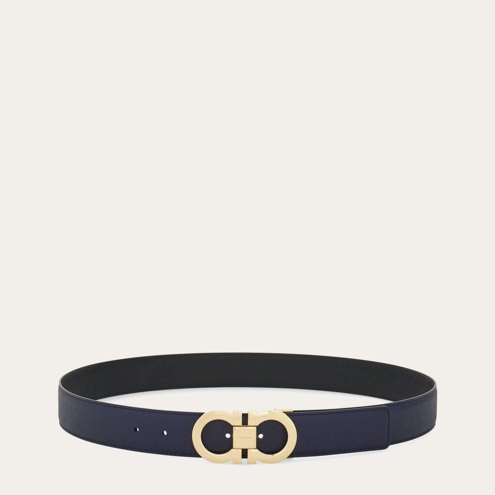 Ferragamo Reversible and adjustable Gancini belt - Belts | Shop From The Mirage
