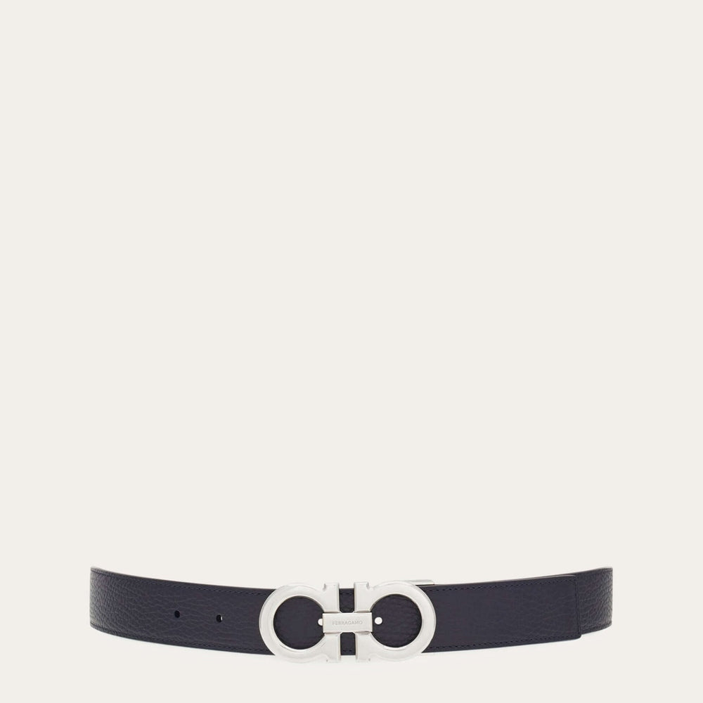 Ferragamo Reversible and adjustable Gancini belt - Belts | Shop From The Mirage