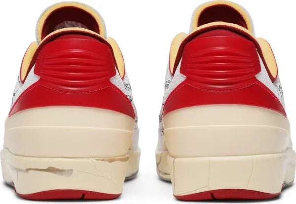 Off-White x Air Jordan 2 Retro Low SP 'White Varsity Red'