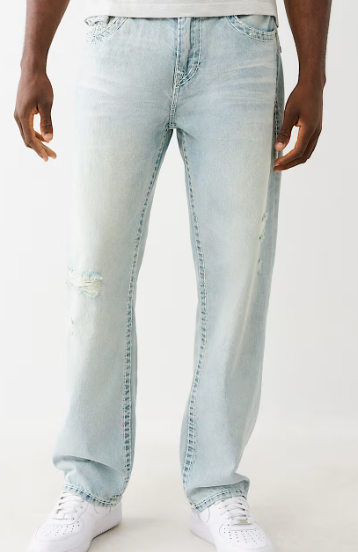 BOBBY DISTRESSED SUPER T BAGGY JEAN