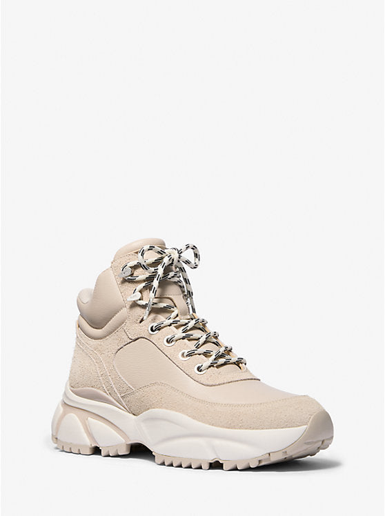 Darius Leather and Textured Suede Hiker Boot