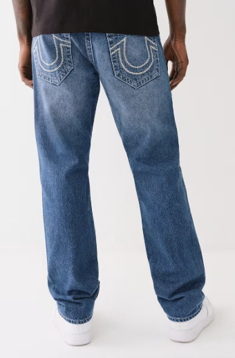 RICKY LADDER STITCH LOGO JEAN