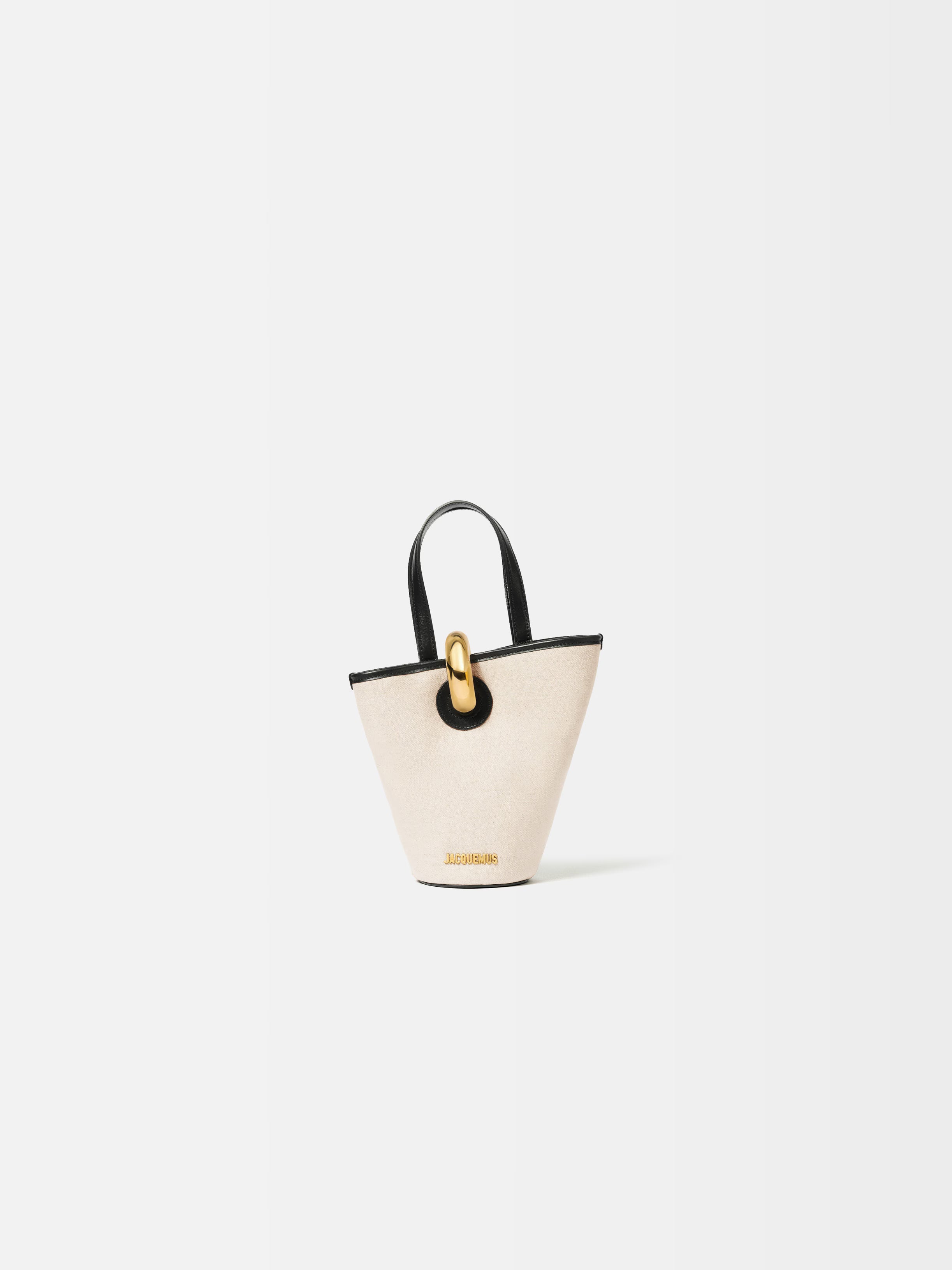 The small Bambola Small asymmetric bucket bag