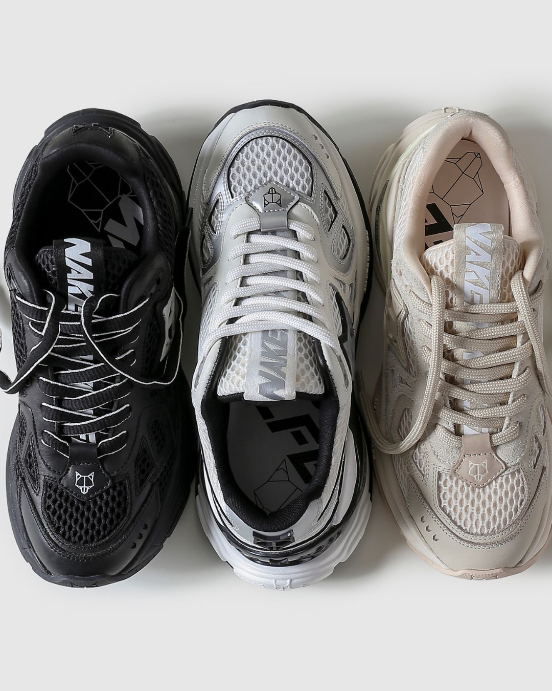 Smash White/Silver Mesh