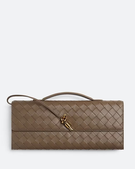 BOTTEGA VENETA Andiamo Top Handle Long Clutch