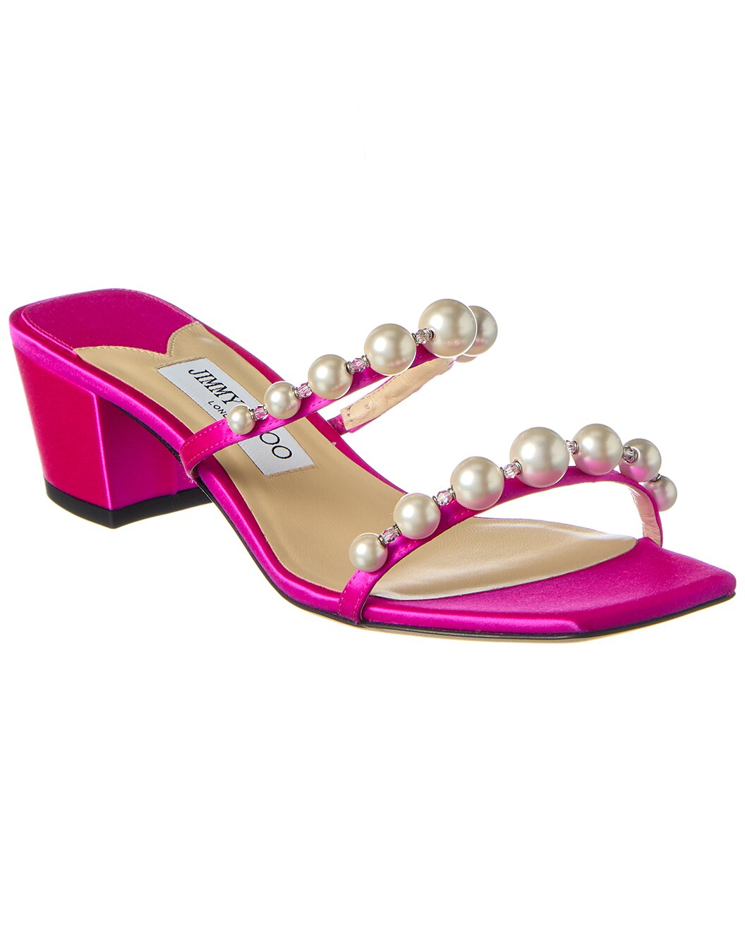 Jimmy Choo Amara 45 Satin Sandal