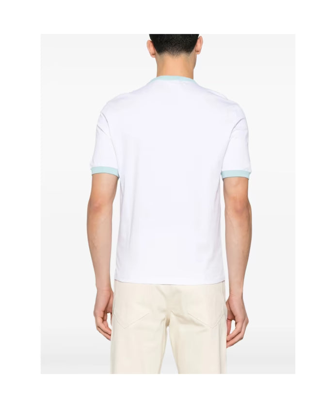 Jacquemus White Logo Print Short Sleeve Tee