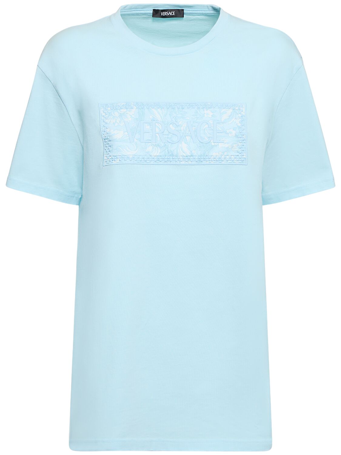 Versace Versace Barocco logo cotton jersey t-shirt - Size: XS T-Shirts | Shop From The Mirage