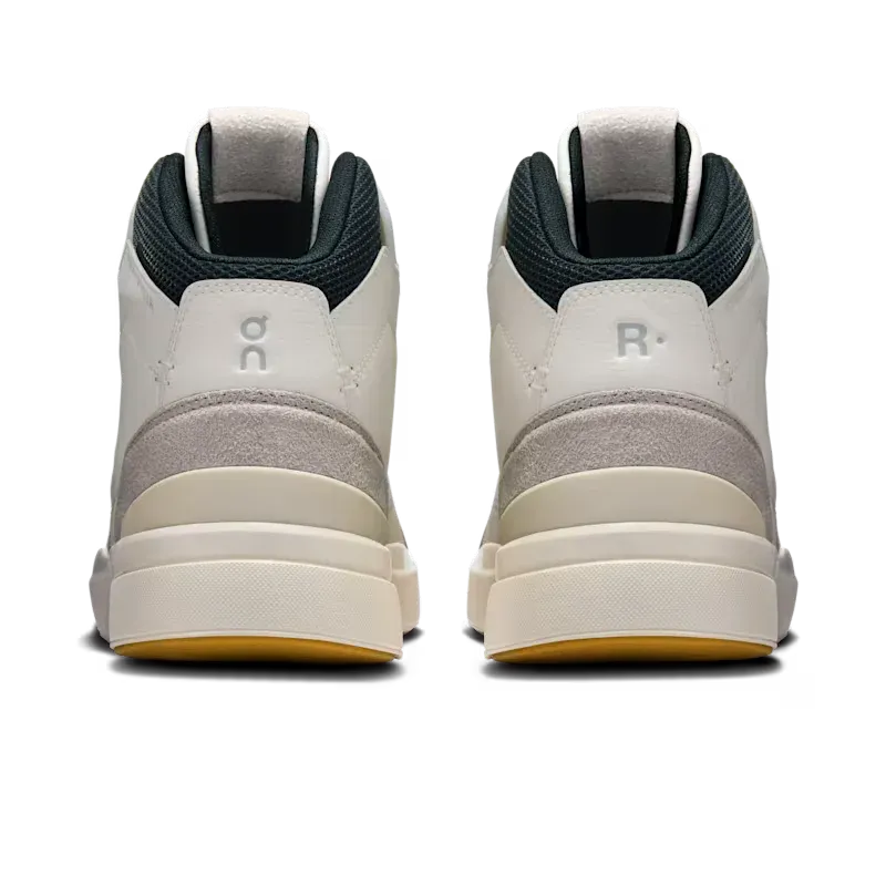 On Running THE ROGER Clubhouse Mid White Evergreen