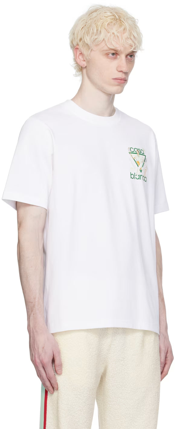 Exclusive White 'Le Jeu' T-Shirt