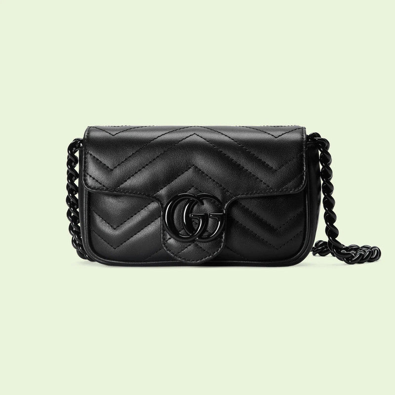 Gucci GG Marmont Patent Leather Shoulder Bag