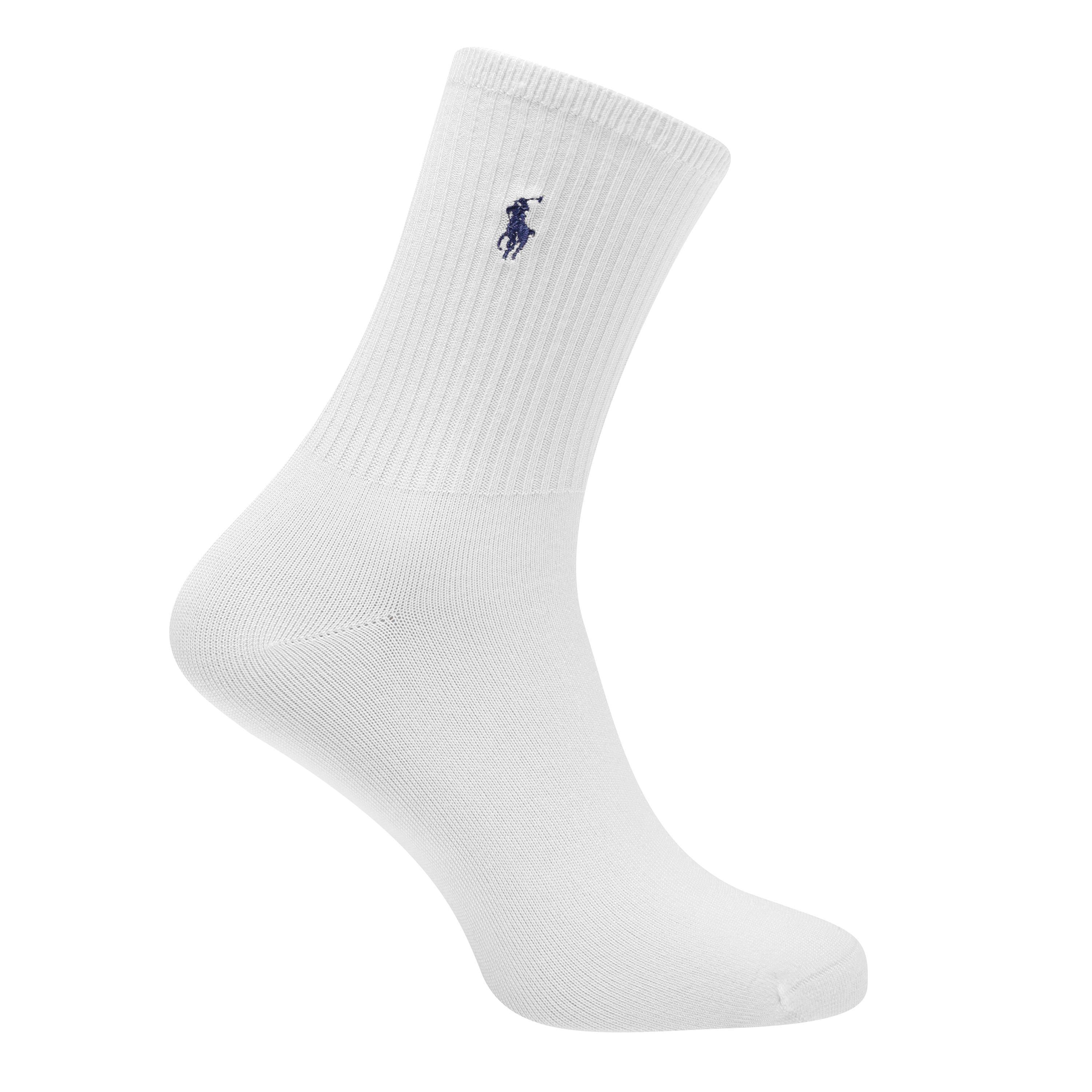 Cotton Three-Pack Crew Socks
