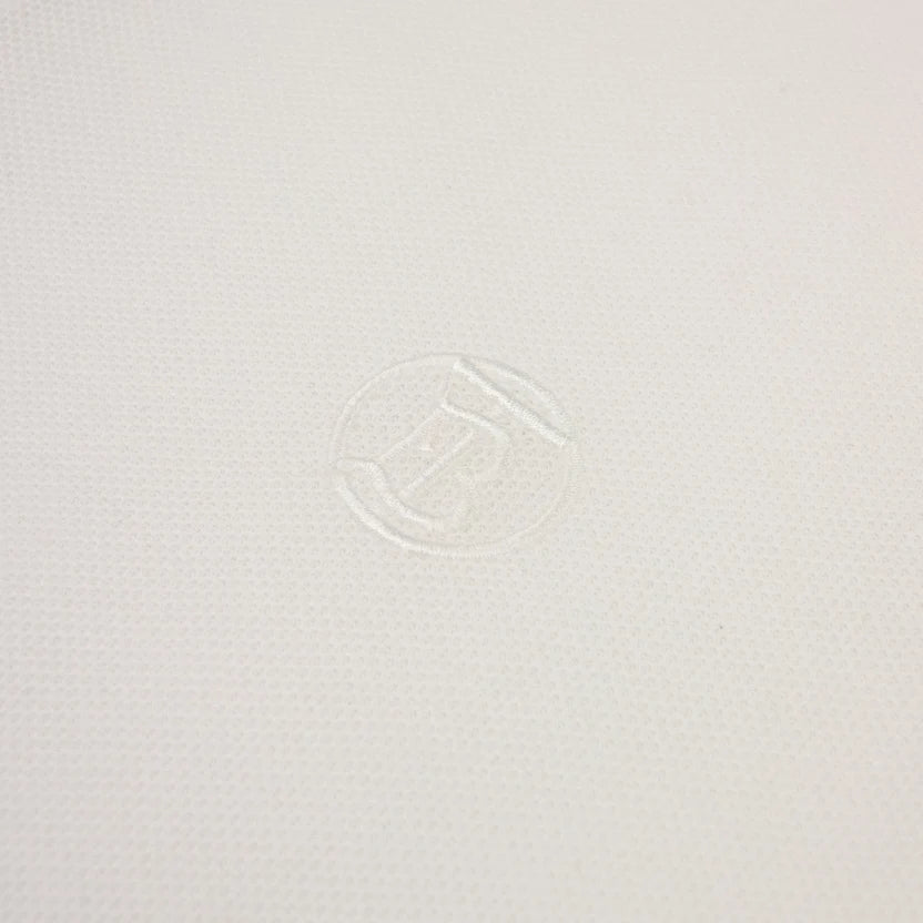 Burberry Icon Stripe Collar Polo White