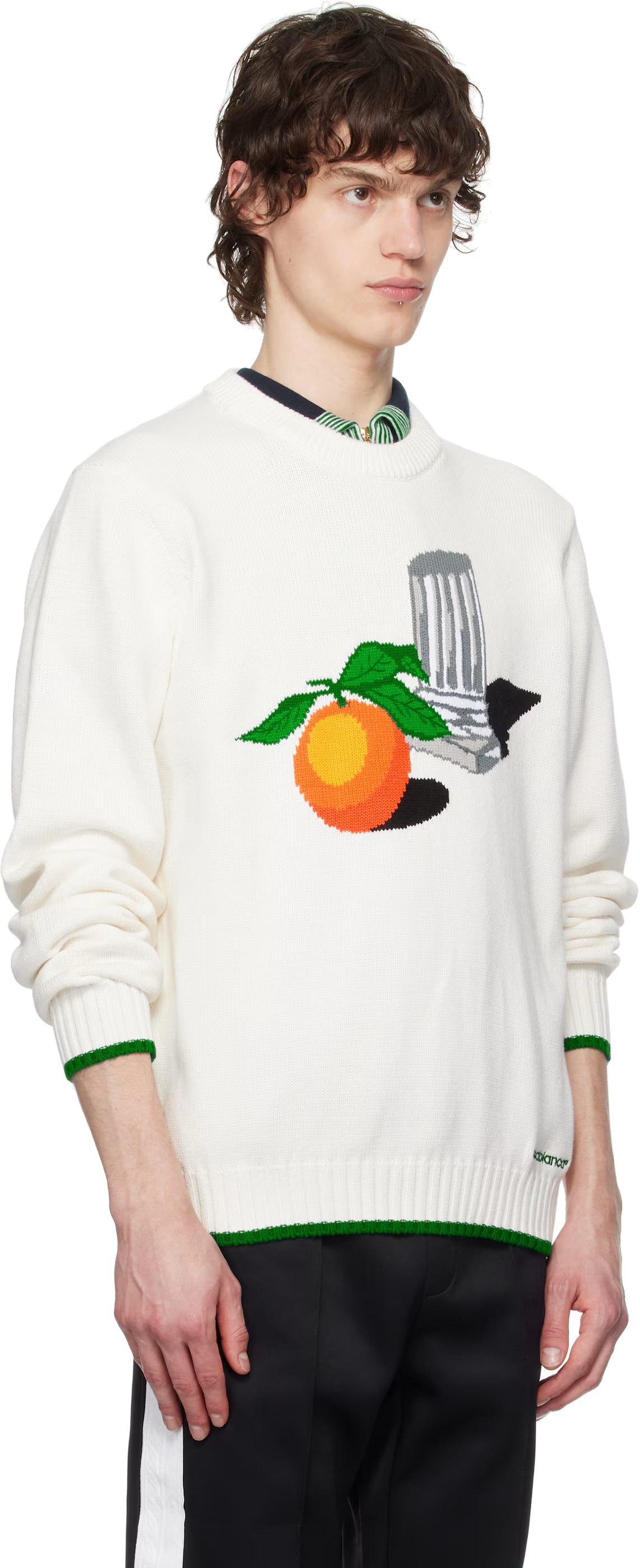 Off-White Intarsia Sweater