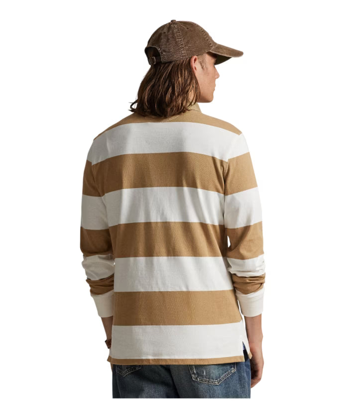 Ralph Lauren Classic Fit Khaki-Collar Rugby Shirt