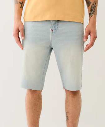 RICKY FLAP FRAYED STRAIGHT SHORT