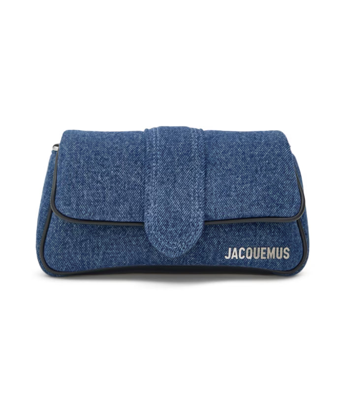 Mini Cotton Denim Shoulder Bag
